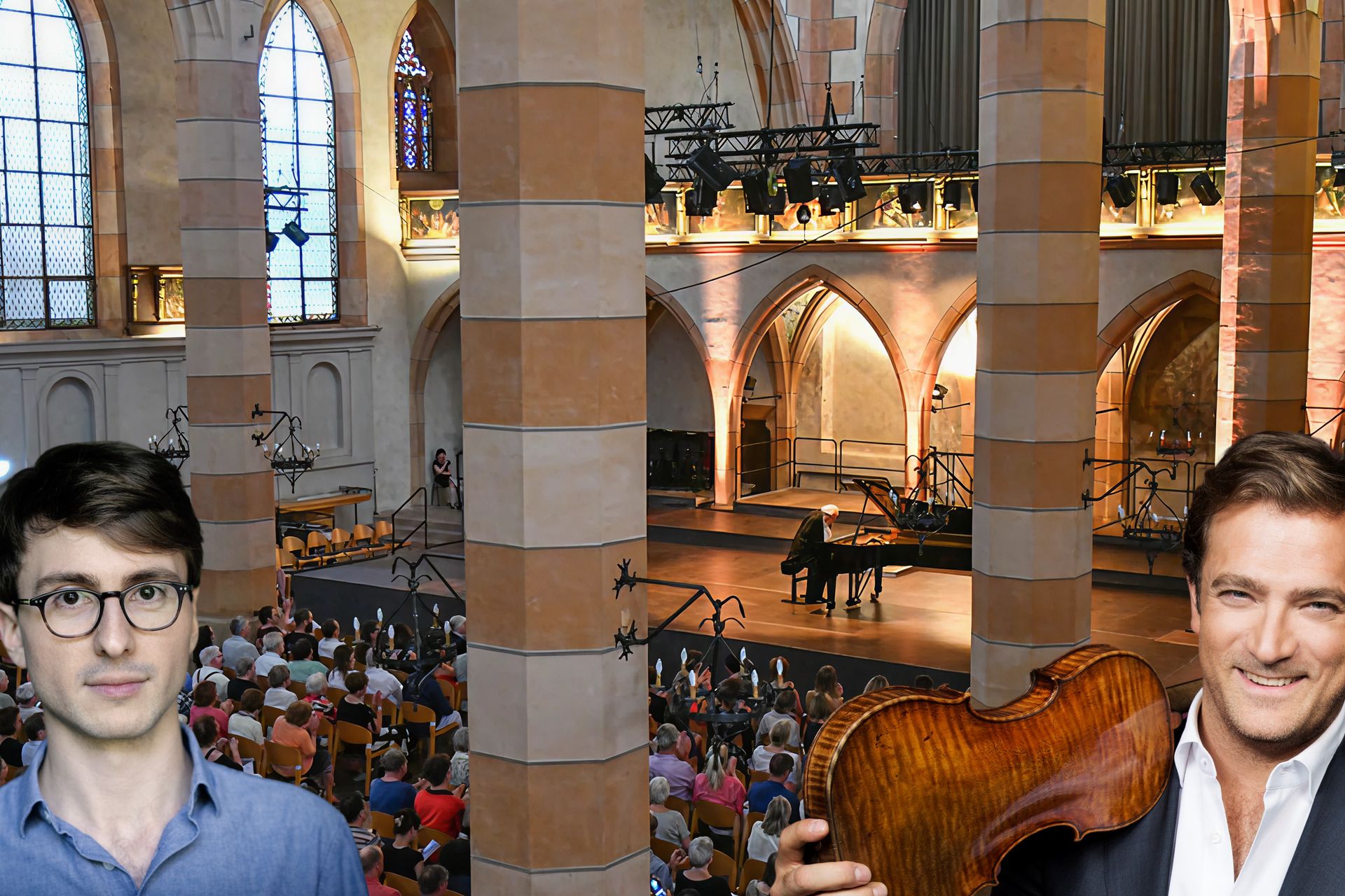 Guillaume Bellom et Renaud Capuçon - crédits Jean-Baptiste Millot et Simon Bowler