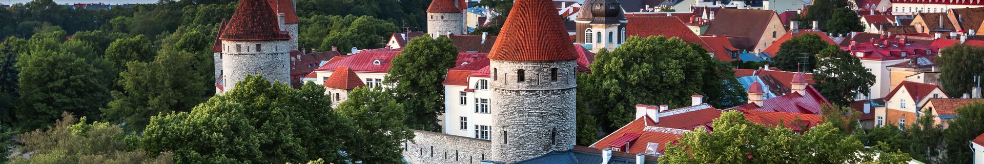 Vue aérienne de Tallinn, Estonie