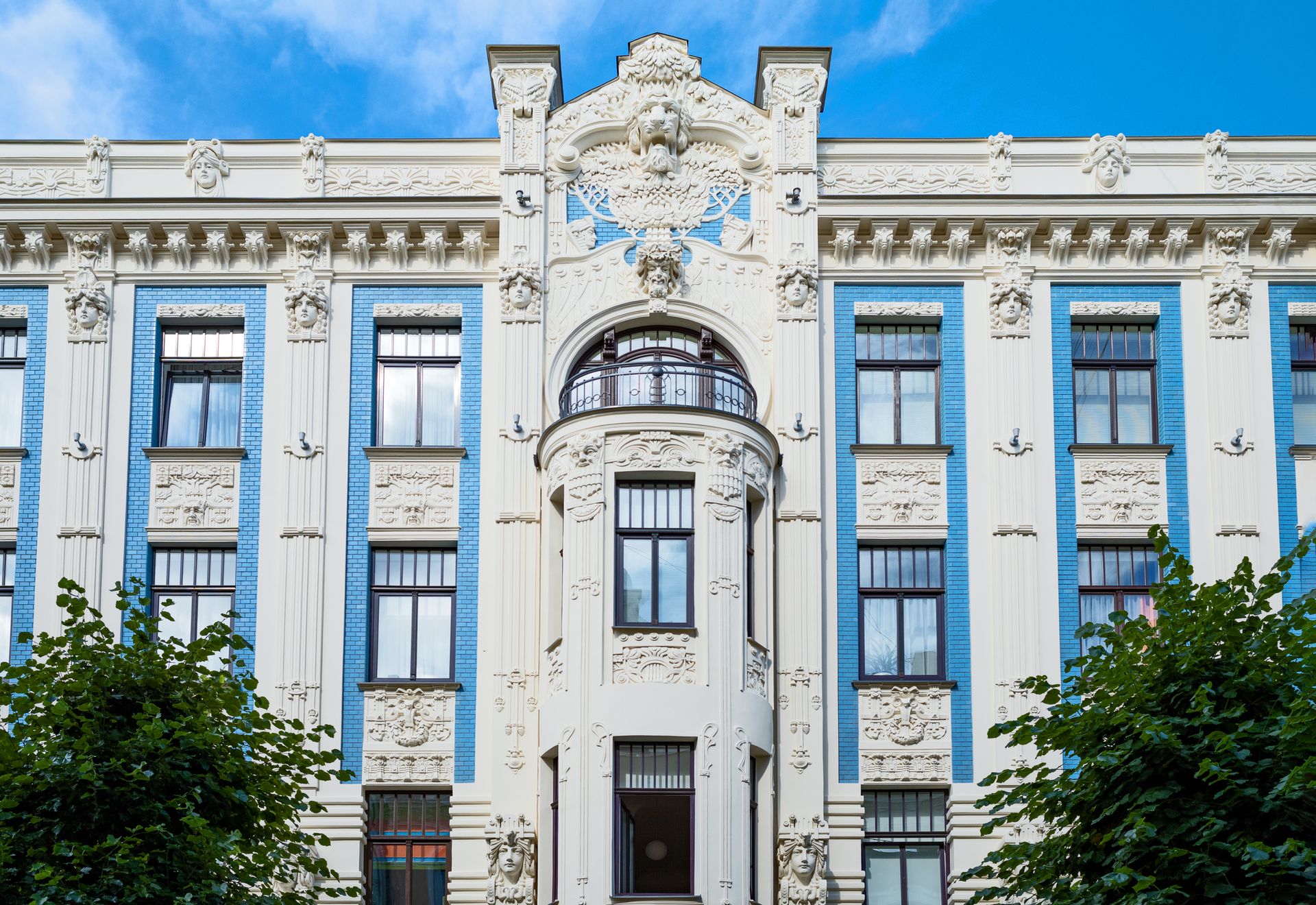 Quartier Art Nouveau, Riga, Lettonie