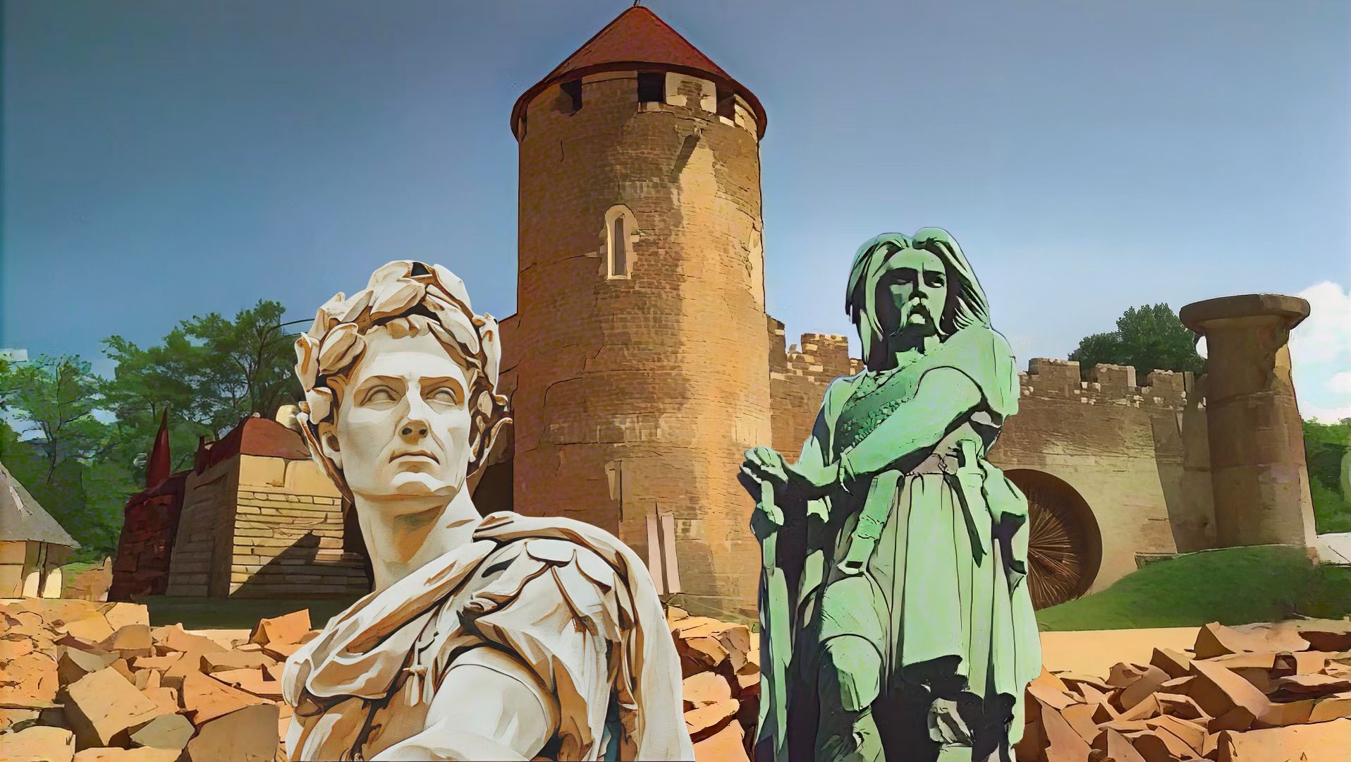 César et Vercingétorix Bibracte2