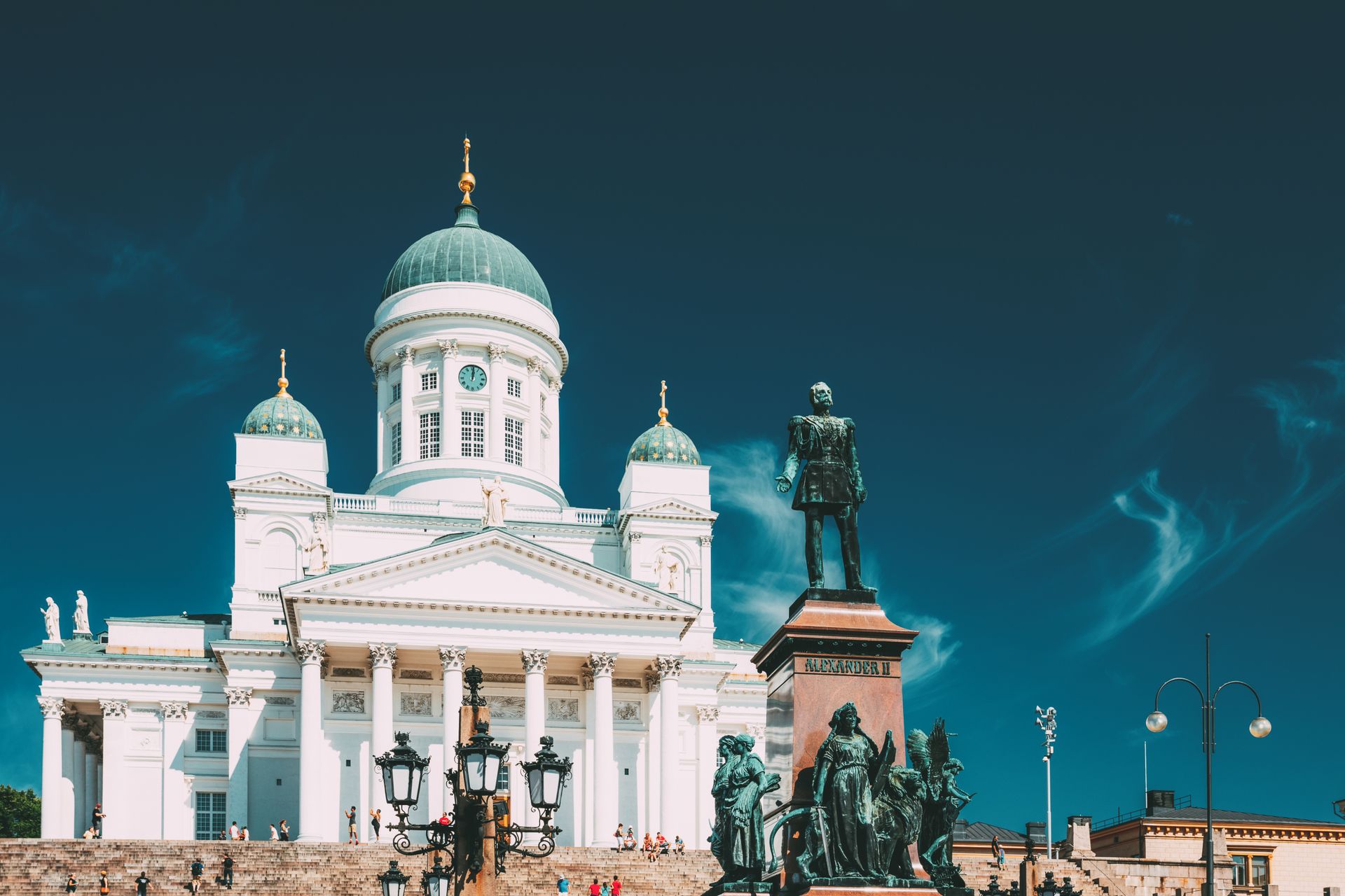 La cathédrale du Dôme, Helsinki, Finlande