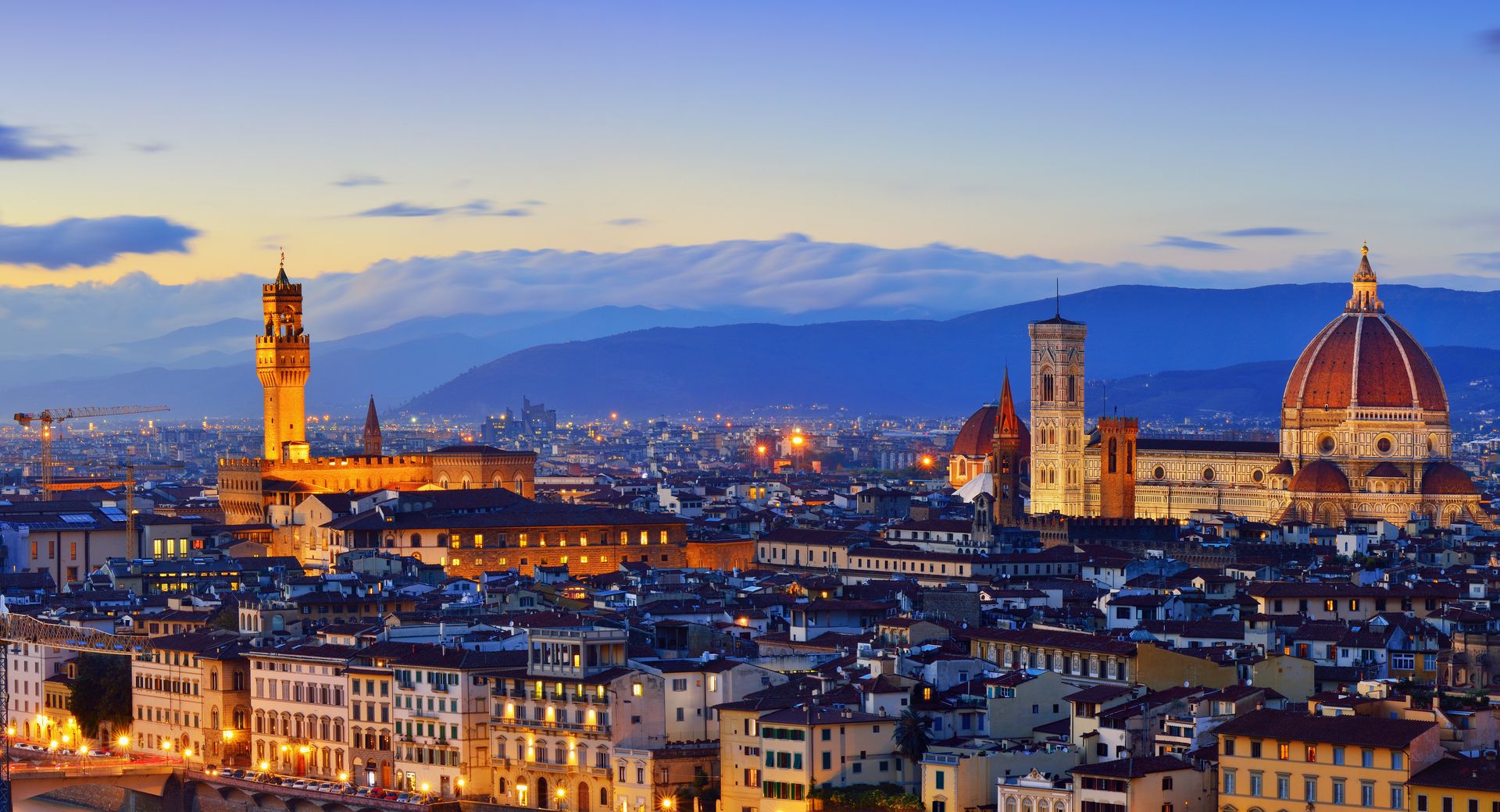 Florence Panorama au coucher du soleil @GettyImages