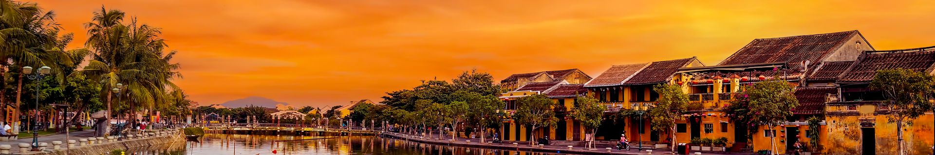 Coucher de soleil à Hoi An