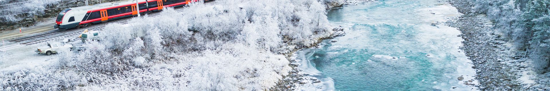 Train panoramique Oslo Bergen en hiver