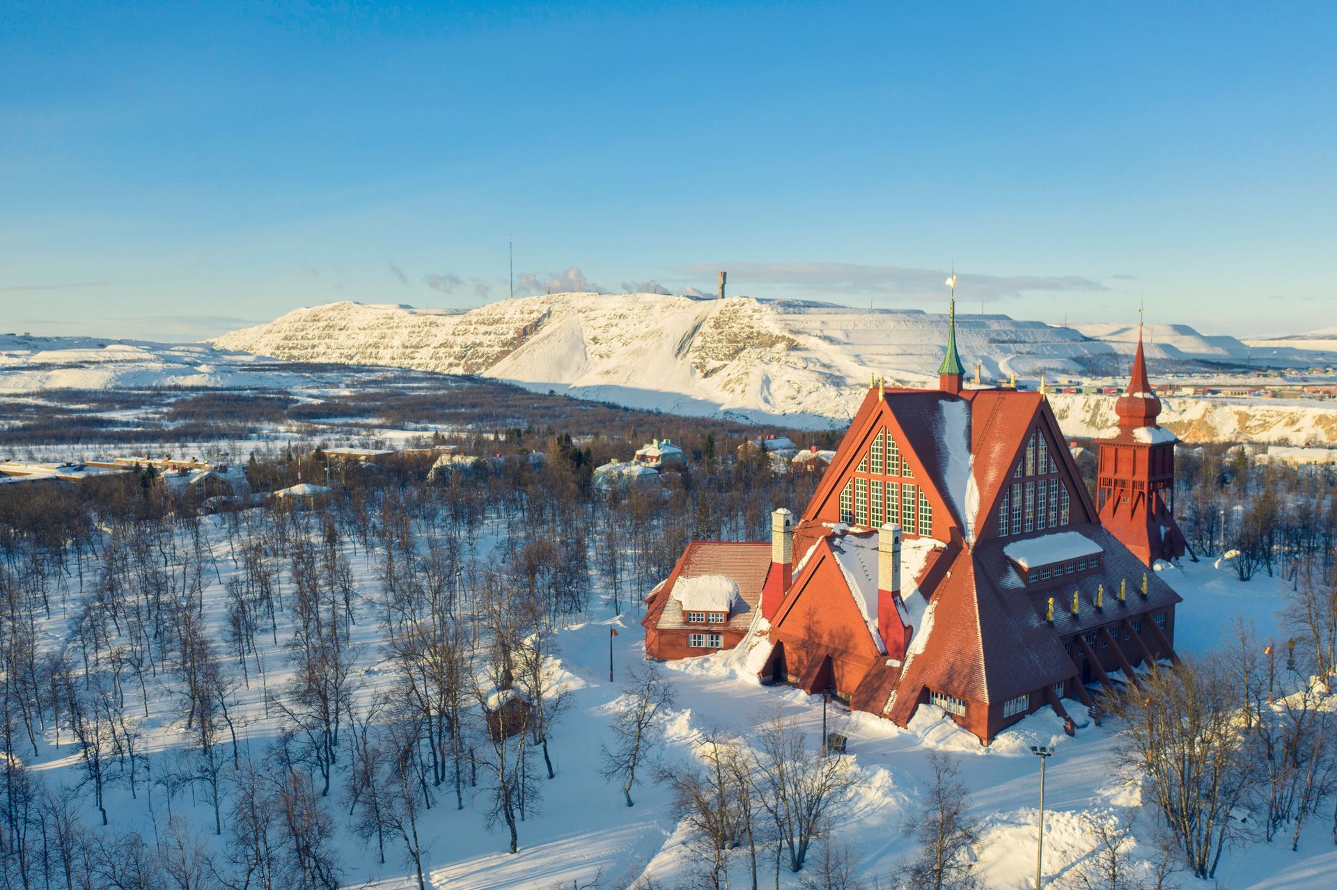 Kiruna en Laponie suédoise
