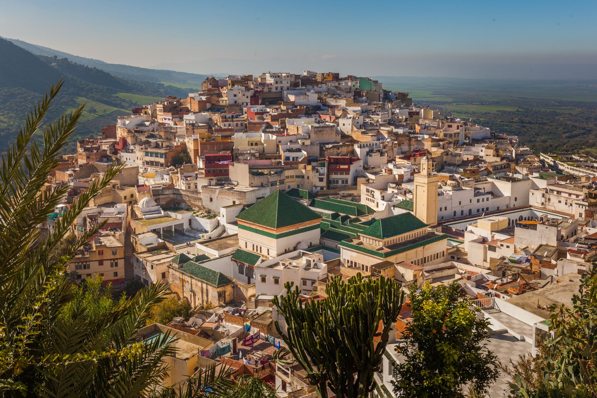 La ville sainte de Moulay Idriss - Maroc