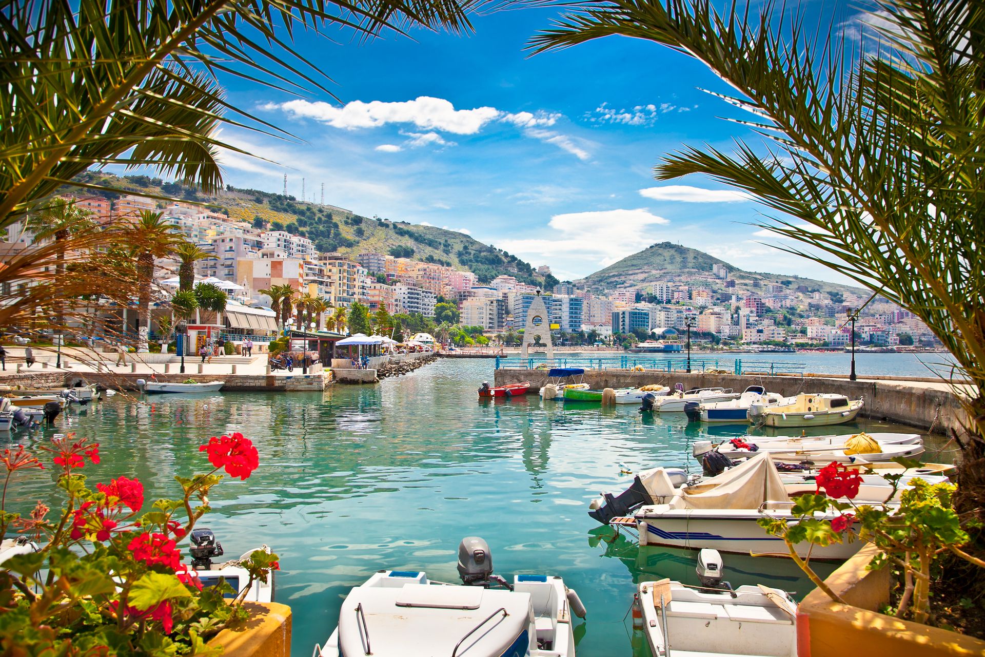 Port de Saranda, Albanie