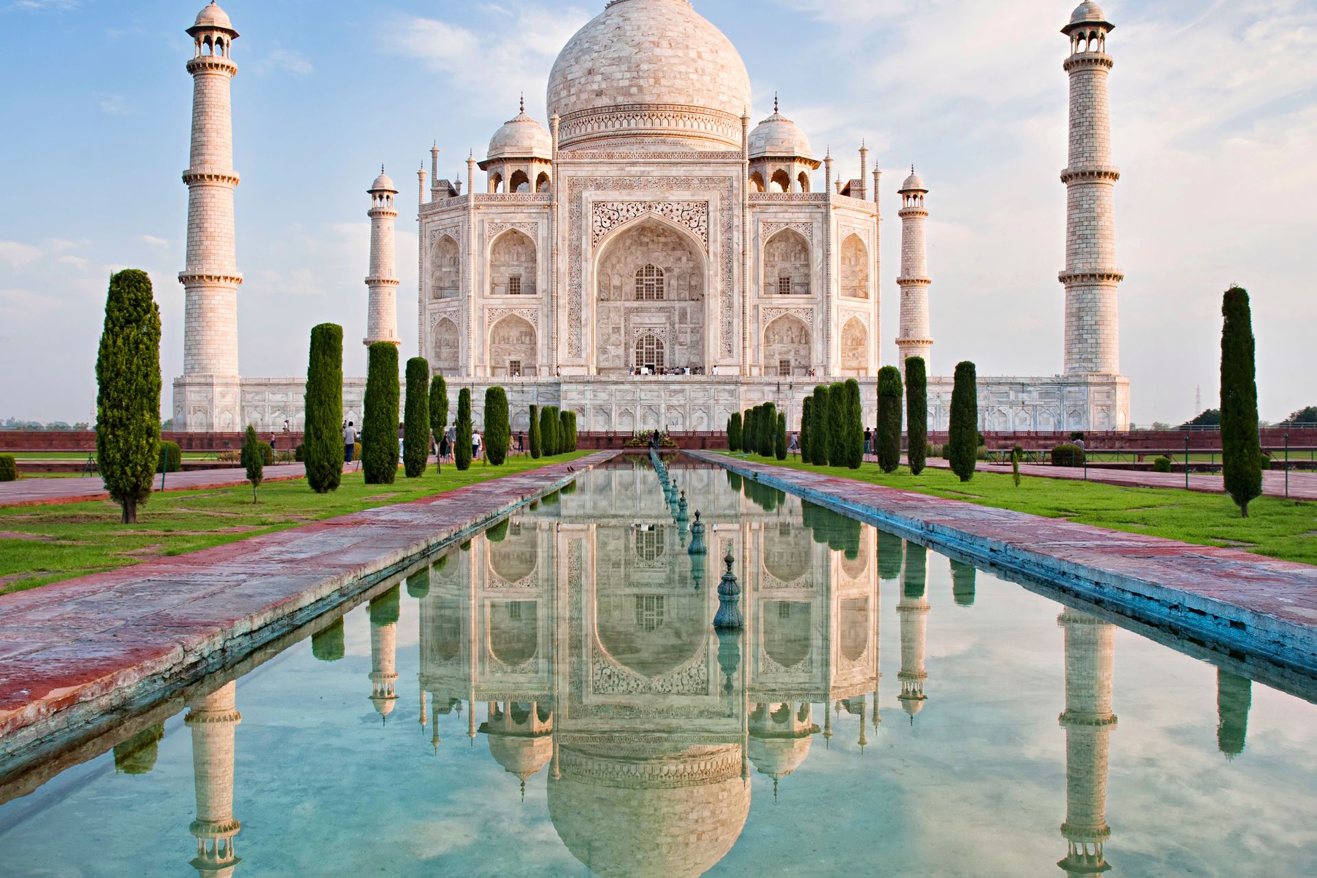 Le Taj Mahal à Agra - Inde ©iStock
